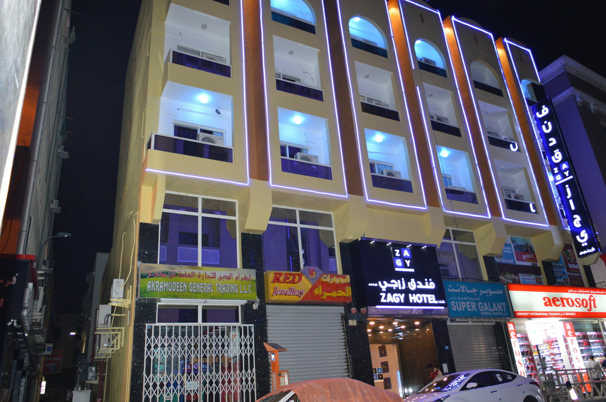 Zagy Hotel Dubaj Exteriér fotografie